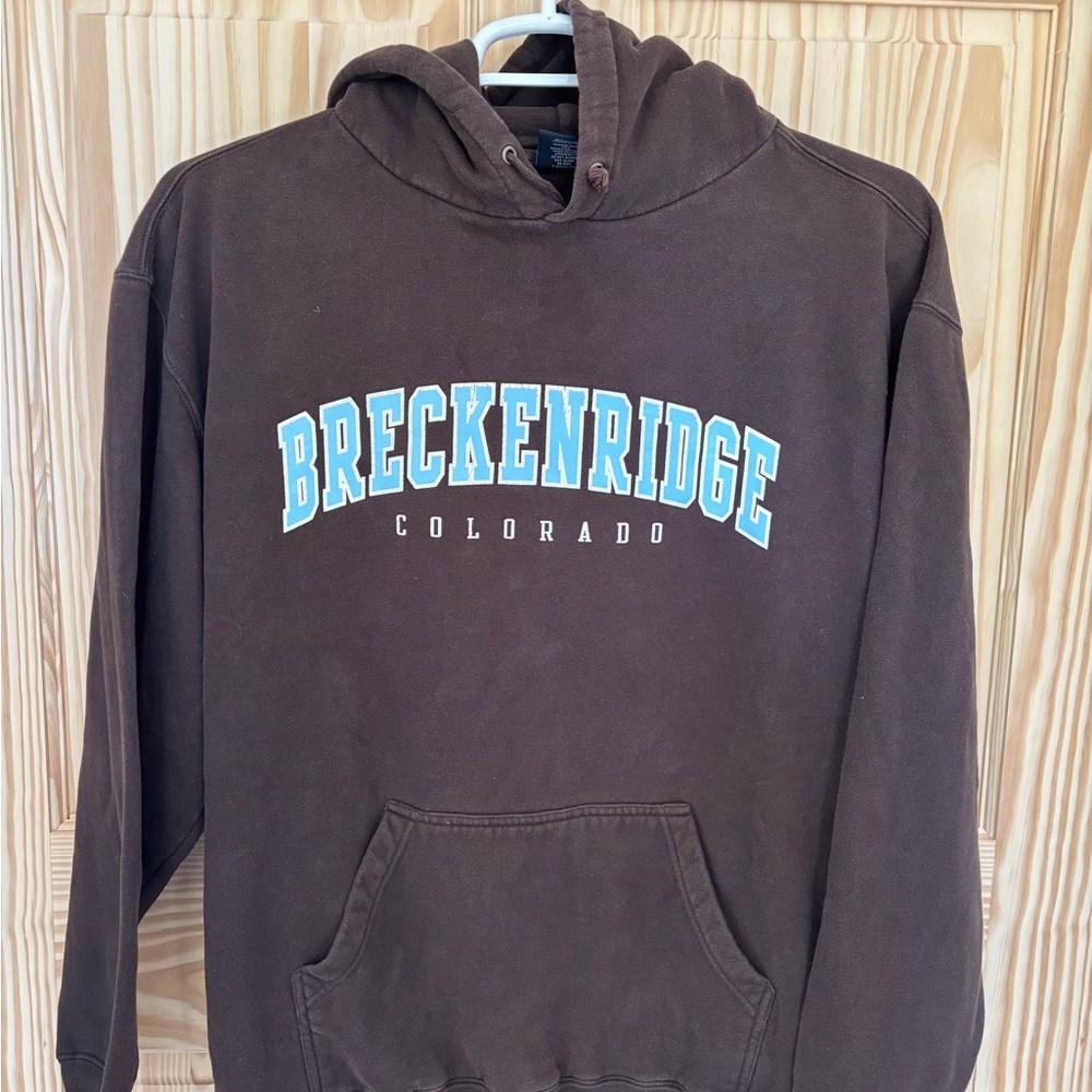 Breckenridge Brown Hoodie for Men and Women